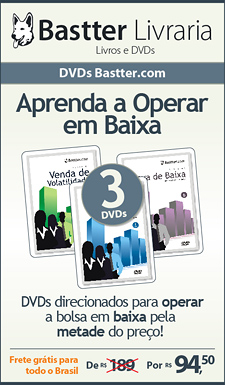 Promoção com 3 DVDs sobre Opções